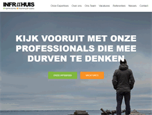 Tablet Screenshot of infrahuis.com